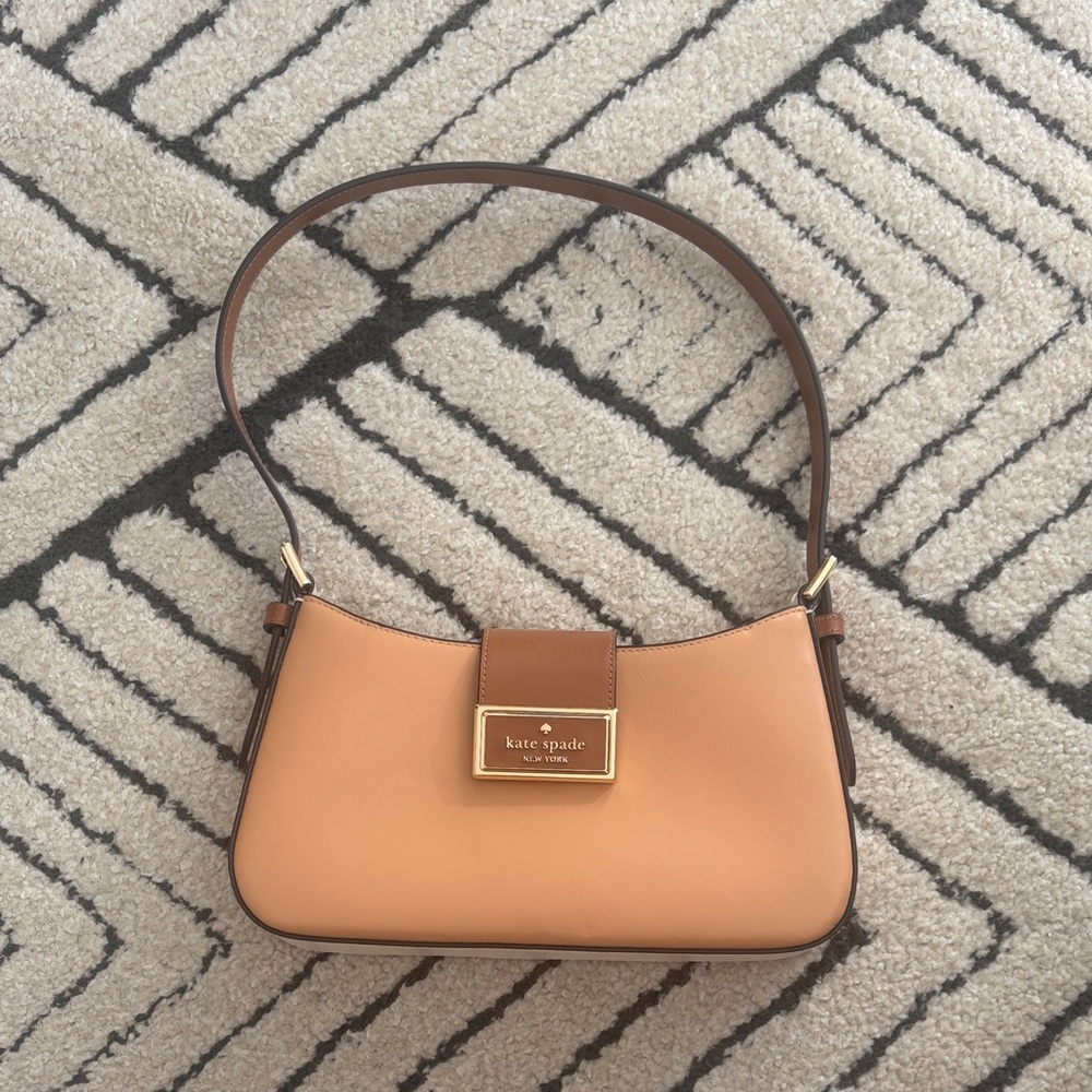 Kate Spade Camel and Brown Shoulder Bag